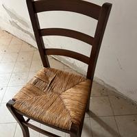 Sedia in paglia