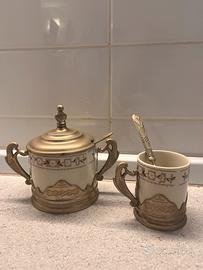Set  caffe’ vintage in porcellana Weidmann