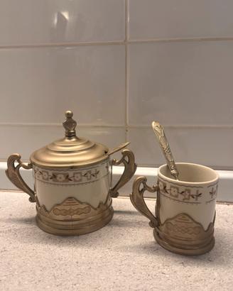 Set  caffe’ vintage in porcellana Weidmann