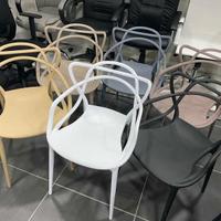 Sedie in polipropilene intrecciate