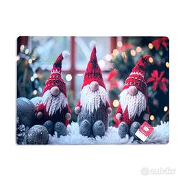Tappeto Natalizio Decorativo - Fantasia Elfi e Gno