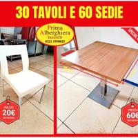 sedie e tavoli