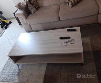 Tavolino Salotto Olmo Perla 120x60x34