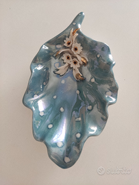 Porta oggetti/ posacenere ceramica Capodimonte