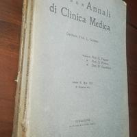 4 Libri antichi (1911). "Annali di Clinica Medica"