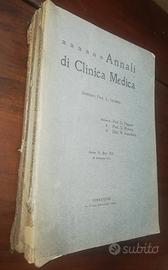 4 Libri antichi (1911). "Annali di Clinica Medica"