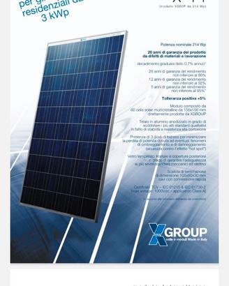 pannelli fotovoltaici usati