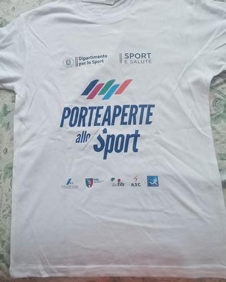 t-shirt bianca cotone 11/12 anni