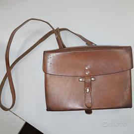 Borsa vintage esercito svizzero in cuoio – A. Künz