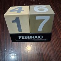 Calendario perpetuo pubblicitario FIAT anni 70