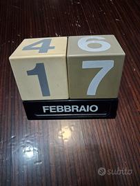 Calendario perpetuo pubblicitario FIAT anni 70