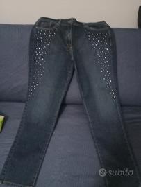 jeans con i brillantini 