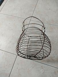 cestino porta uova in ferro 