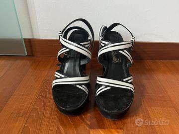 Sandali con plateau Ferragamo tg. 41