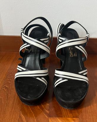 Sandali con plateau Ferragamo tg. 41