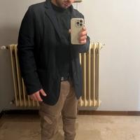 Giacca uomo blu imbottita nuova taglia 46