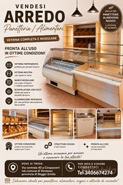 Arredo completo per panetteria/alimentari