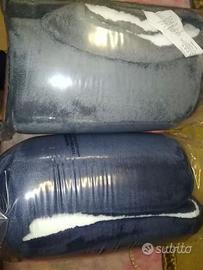 coppia  Coperte Pile per Divano e Letto 130x150