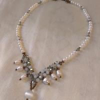 Collana Vintage Vittoriano Perle di Fiume elegante