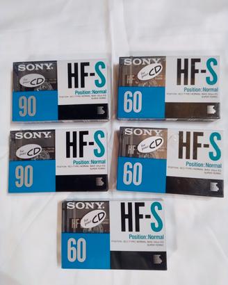 lotto audio cassette Sony HFS vintage 