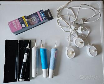 Spazzolini elettrici Oral B con 9 testine