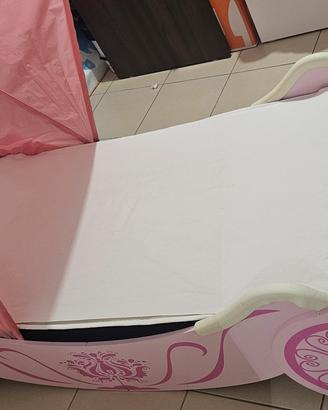Lettino principessa a carrozza completo