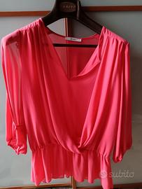 Camicia color corallo