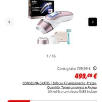 Braun pl7211 luce pulsata Smart IPL NEW