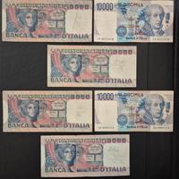 Lotto banconote italiane 