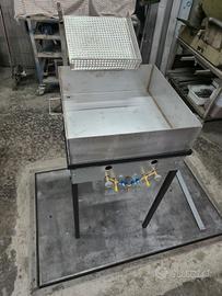 friggitrice artigianale per gnocco, patatine ecc..