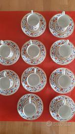 10 tazzine da caffè Heinrich Porcellane
