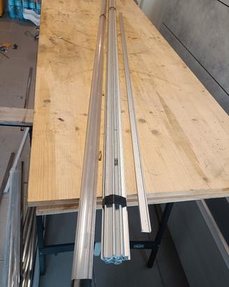 led canalina +coperchio trasparente 