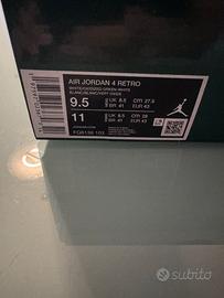 Nike Air Jordan 4 Oxidized Green tg. 43 nuove