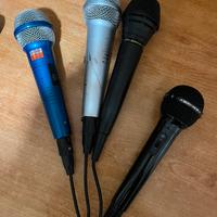 4 Microfoni con cavo