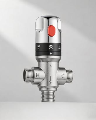 Valvola miscelatrice termostatica per sistema docc