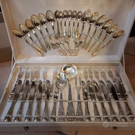 Servizio in acciaio anni 80