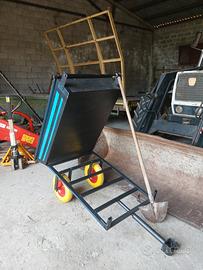 carrello per trattorino sponda nissan