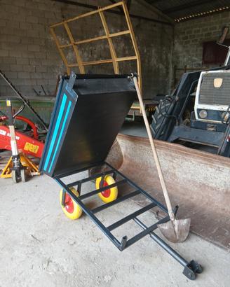 carrello per trattorino sponda nissan