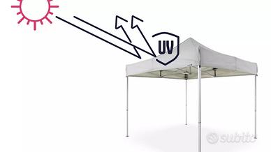 gazebo professionale eco tent 3x4,5 metri