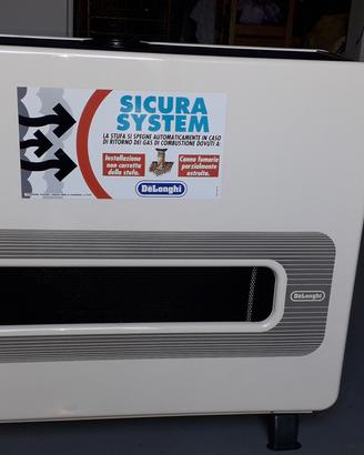 stufa funzionante a metano ventilata