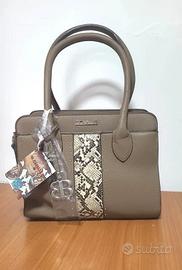 BB CAVALLI BORSA DONNA CON TRACOLLA COLORE TORTORA