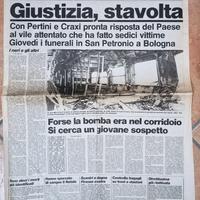 IL RESTO DEL CARLINO 345 Bomba Bologna 25-12-1984