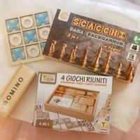 giochi  di società in legno più le carte 🃏
