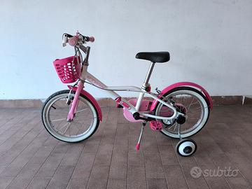 bicicletta bambina raggio 16  3/7 anni