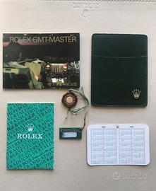 ACCESSORI ROLEX GMT MASTER ANNO 1995 CH ORIGINALI
