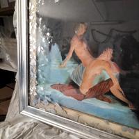 Quadro in foglia d' argento 