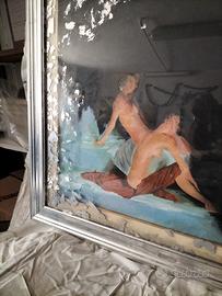 Quadro in foglia d' argento 