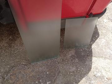 Mensole in vetro satinato 