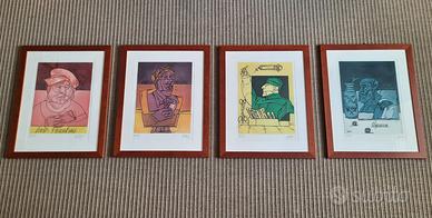 Valerio Adami medicina farmacia 4 acquetinte opera