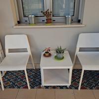 sedie e tavolino da esterno